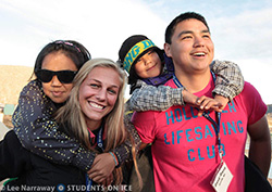 Participants du programme Students on Ice à Qikiqtarjuaq, Canada