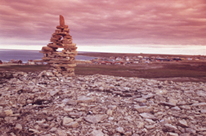 Inuksuk at Igloolik Archeological Site National Historic Site of Canada (Nun.)