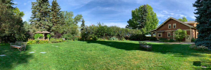 Vue panoramique du Reader Rock Garden.