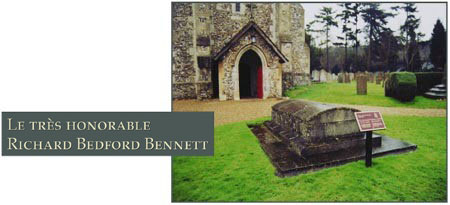 Photographie du lieu de sépulture du très honorable Sir Richard Bedford Bennett