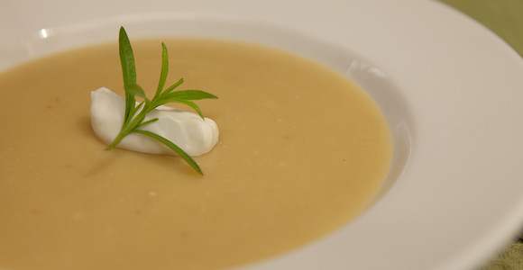 Potage-purée aux pois et au lard du Fort-Chambly