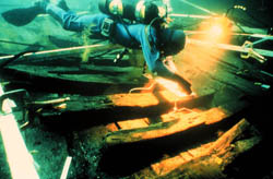 Recherche archaéologique sous-marine à Red Bay