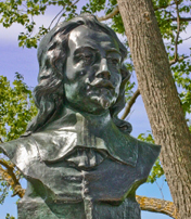 Buste de Samuel de Champlain à Port-Royal
