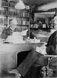 Laurier dans son bureau à la maison Laurier, en 1897