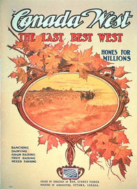 Affiche, « The Last Best West », vers 1900