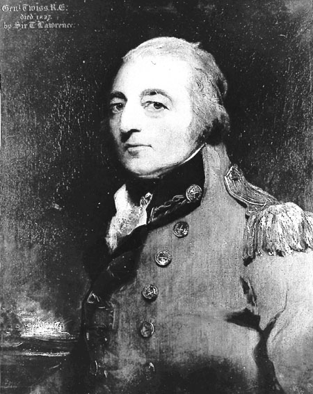 Portrait de l'ingénieur chargé de la construction du canal de Coteau-du-Lac, William Twiss