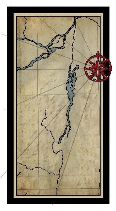 Carte de la rivière Richelieu, du lac Champlain et de l'Hudson