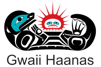 Dessin traditionnel haïda représentant une loutre de mer et un oursin
