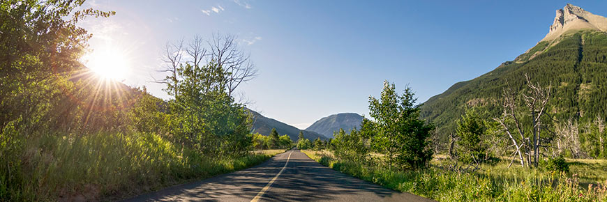 Vue le long de la promenade panoramique Red Rock