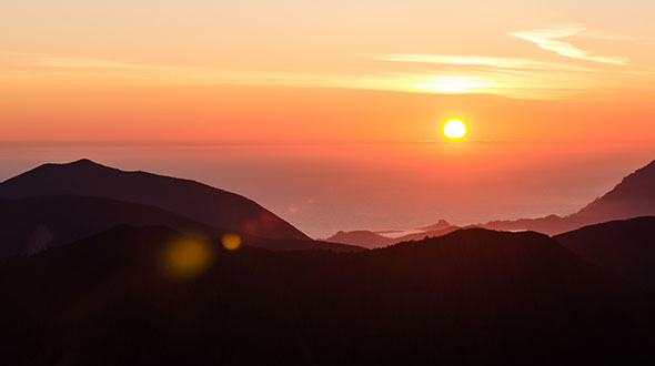 Panorama au sommet du mont Yatza