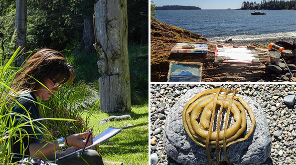 Des artistes à la découverte de Gwaii Haanas