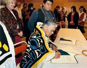 Gwaii Haanas Agreement signing