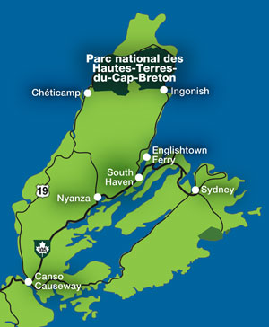 Carte - Île du Cap-Breton