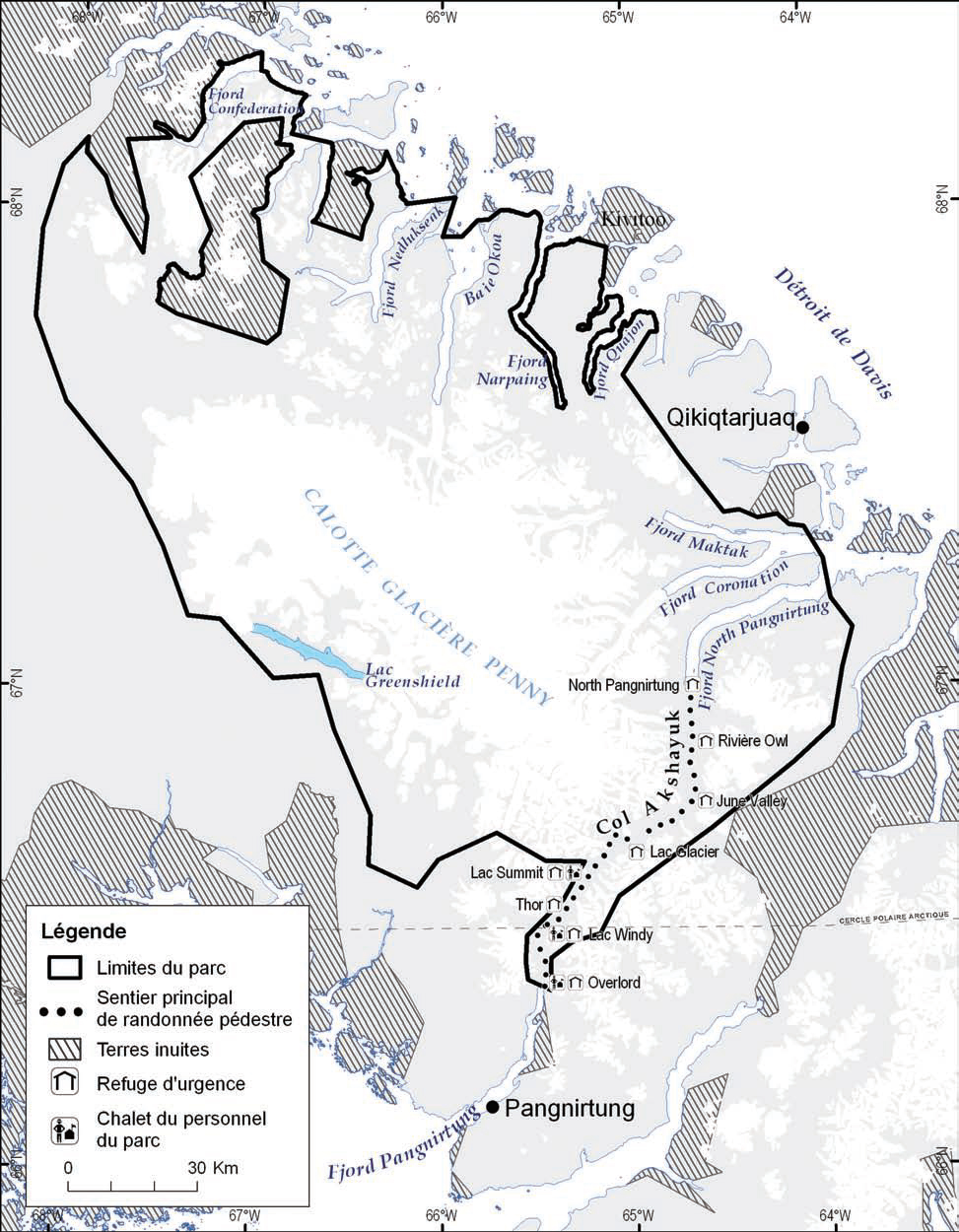Figure 2 : Parc national Auyuittuq du Canada