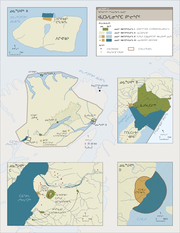 Map 3: Quttinirpaaq National Park Zoning, text description follows