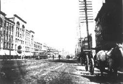 La rue Main en 1889
